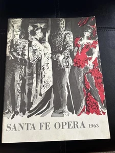 Vintage 1963 Santa Fe New Mexico Opera Sixth Season Program Guide - Picture 1 of 4