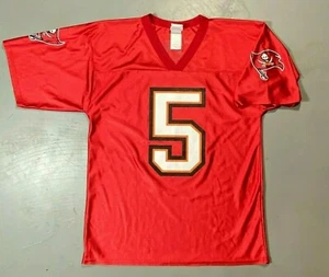 Camiseta deportiva de los Tampa Bay Buccaneers # 5 Josh Freeman NFL talla mediana de colección - Imagen 1 de 5