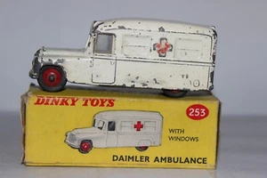 1954-64 Boxed Dinky Toys 253h Daimler Ambulance - Picture 1 of 9
