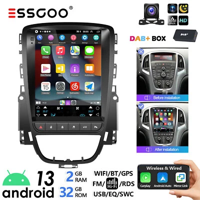 DAB+ Android 13 Autoradio Carplay RDS Navi Kamera Für Opel Astra J Buick Excelle - Bild 1 von 4