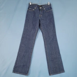 Club Monaco Women's Denim Pants Straight Mid Rise Blue Size 4 - Picture 1 of 12