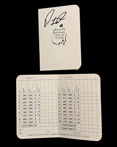 Masters Champion Patrick Reed signierte Masters Scorekarte Echtheitszertifikat - Bild 1 von 1