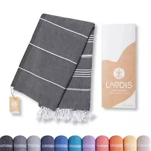 Turkish Beach Towel 39 x 71 Quick Dry Sand Free Lightweight Large Oversized B... - Picture 1 of 8