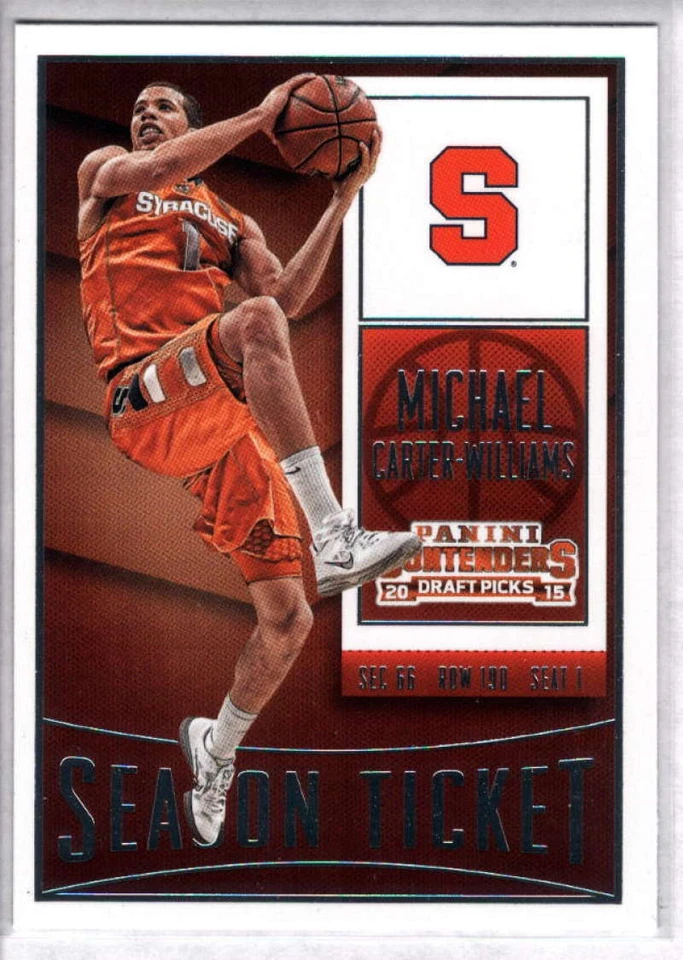 2015-16 Panini Contenders Draft Picks Season Ticket #70 Michael Carter-Williams  - Image 1 of 1