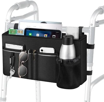 大号 Walker 托特包 折叠 Walker 附件 储物篮 移动辅助 Acce — 第 1/4 张图片