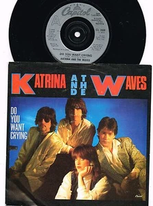 KATRINA & WAVES do you want crying U.K. CAPITOL 45rpm CL-368_1985 picture sleeve - Imagen 1 de 1