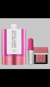 Haus Labs COLOR FUSE INNOVATION GLASSY BALM + POWDER BLUSH DUO 66$ Value Lim Ed - Picture 1 of 7