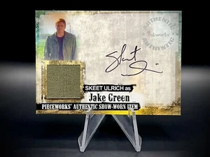 💚2007 Jericho Skeet Ulrich as Jake Green Autograph Costume Card PWA1 Inkworks - Picture 1 of 2