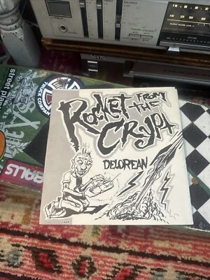 ROCKET FROM THE CRYPT / THE HELLACOPTERS 7" single 45 RPM VG+ RECORD Vinyl USED - Image 1 of 4