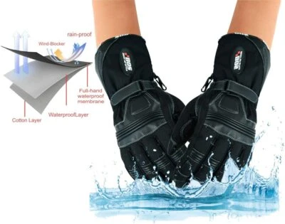 B:O:S Motorrad Roller Winter Handschuhe Wasserdicht Motorrad Regen Roller Handschuhe