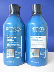 Redken Extreme Shampoo and Conditioner 16.9 oz SET (scuffs) - Picture 1 of 3