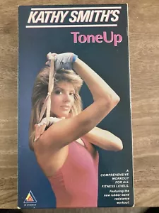 Kathy Smith TONE UP (VHS 1986 TESTED W Sleeve) Rare HTF Fast Free Ship - Picture 1 of 6