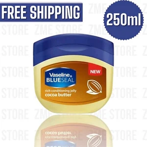 Vaseline Blue Seal Cocoa Butter Petroleum Jelly , 250ml - Picture 1 of 7