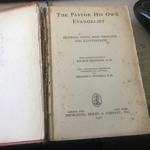 The Pastor: His Own Evangelist - 1929 Hardcover by J. Wilbur Chapman HB - Picture 1 of 5