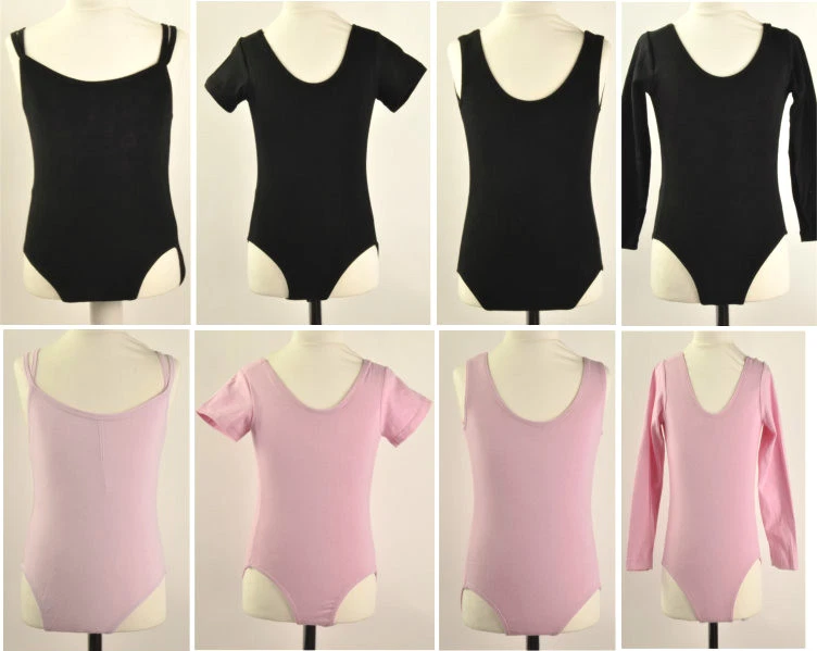 Ballettkleid Ballettanzug Body Turnanzug Gymnastikanzug Größe 92-158 Baumwolle  - Bild 1 von 1