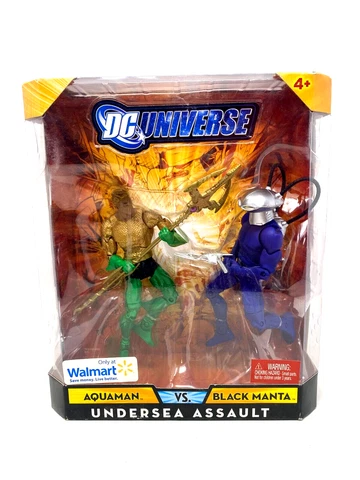 DC Universe Classic 2-Pack Aquaman & Black Manta SEALED Action Figure (A6) Cover