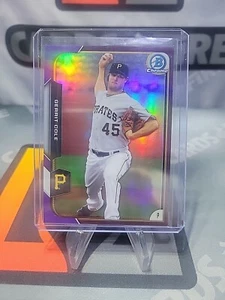 2015 Bowman Chrome Purple Refractor #149 Gerrit Cole Pirates /250 - Picture 1 of 3