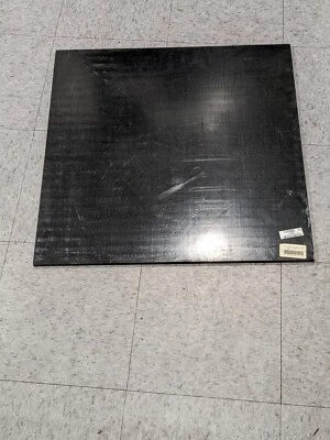 Black 1/2" X 24" X 24" UHMW Polyethylene Plastic Sheet 53429809 - Image 1 of 4