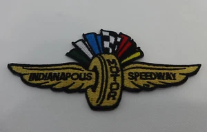 IMS Indianapolis Motor Speedway Wings, Wheel & Flags logo Patch 2.125” x 3.875” - Picture 1 of 7