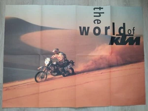 KTM Adventure Poster Prospekt 1997 EGS LSE SX EXC Duke-E SXR - Picture 1 of 2