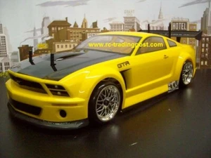 FORD MUSTANG GT-R Custom Painted RC Car Body 1/10 OnRoad HPI/4Tec2.0/V100/RDS - Picture 1 of 3