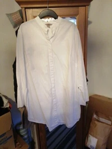 H&m bib Langarm Bluse WeißGr. 54 Neu Ohne Etikett  - Bild 1 von 6