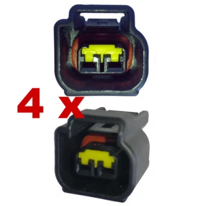 Connettori Iniezione Carburante - SUZUKI / YAMAHA (4xFEMMINA) Spina Iniettore... - Picture 1 of 3