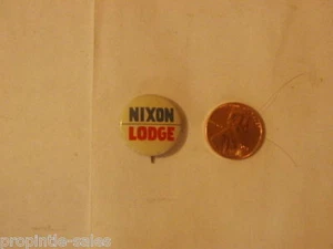 NIXON / LODGE For President 1960 ~ small button pin - Picture 1 of 1