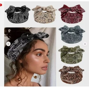 Womens Wide Knotted Headband Rabbit Ears Breathable Hair Tie Hairband 7000 - Picture 1 of 41