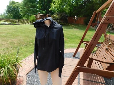 Pullover Columbia negro con capucha talla mediana polar para mujer  Foto 1 de 4