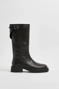 Miista boots women 8.5 mid calf leather - Picture 1 of 5