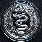 2020 Samoa 2 Tala Pure Silver 1 Oz Coin - Silver Serpent Of Milan - Unc