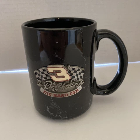 Vintage 1997 Dale Earnhardt Coffee Mug Cup #3 Die Hard Fan Cover