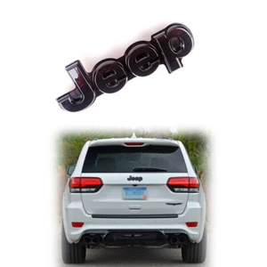 2014-18 Jeep Grand Cherokee GLOSS BLACK Tailgate Emblem Mopar OEM 5UY60DX8AA - Bild 1 von 3