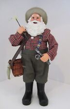 FISHERMAN SANTA FIGURINE - 11 INCHES – FROM MICHAELS STORES