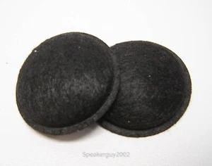 Pair of 1 1/4" Felt Speaker Dust Caps -- Speaker Parts - Picture 1 of 2