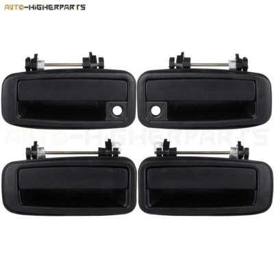 For 1988-1993 Toyota Corolla 4 Pcs Left & Right Black Exterior Door Handles Foto 1 de 4