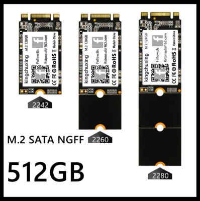 Kingchuxing M.2 NGFF SSD 512 GB unità a stato solido computer portatile desktop disco rigido - Immagine 1 di 4