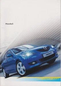 Prospekt Mazda 3 Oktober 2003 Technische Daten Ausstattungen Preise Zubehör - Bild 1 von 4