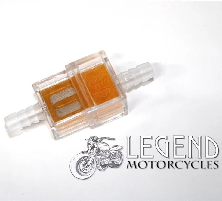 Universal Inline Fuel Filter 7mm- Motorcycle Motorbike Quad Petrol -- A8-12 - Image 1 of 1