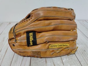 WILSON OG3 A9826 OPTIMA GOLD Softball 13" Baseball Glove Mitt Left Handed Throw - Picture 1 of 16