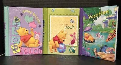 Lote De 3 Álbumes De Fotos De Colección Winnie the Pooh 32 Ranuras 4x6 Disney Foto 1 de 4