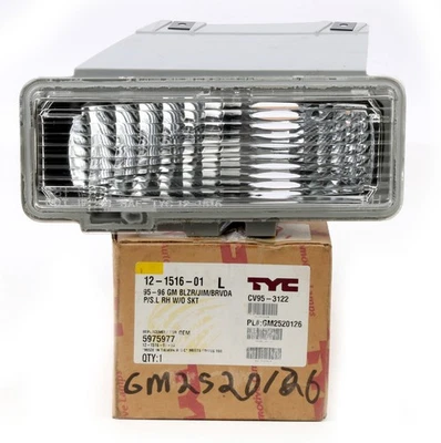 94-97 Chevrolet Blazer Sonoma Oldsmobile Lámpara Señal Izquierda Faro 5975977 Foto 1 de 2