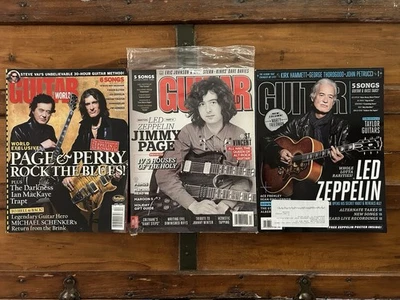 GUITAR WORLD Magazine Lot - Jimmy Page - One Is New/Still Sealed Foto 1 de 4