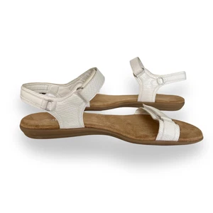 Neu ohne Etikett Aerosoles weiße Sandalen Größe 8 Coastal Vacationcore - Bild 1 von 5