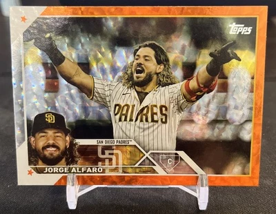 2023 Topps Serie 1 Jorge Alfaro #46 Lámina Naranja/299 Padres de San Diego Foto 1 de 2