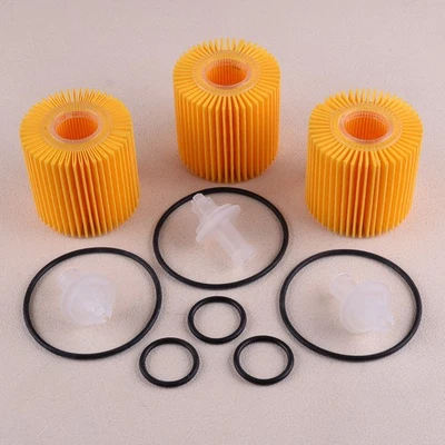 3Pcs Oil Filter Kit Fit for Toyota Avalon Camry RAV4 Sienna Scion Lexus New # - Image 1 of 4