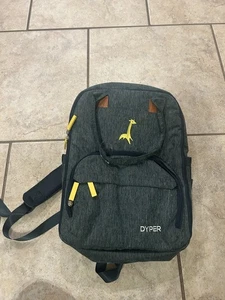 DYPER Diaper Bag Backpack 16x12 Folding Pad Lots of Multifunction Compartments - Picture 1 of 6