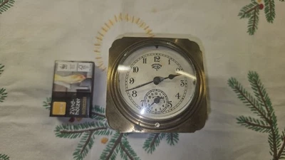 Alter Eisenbahnreisewecker Lenzkirch( Schwarzwald) um 1910 mit Wecker.mechanisch - Image 1 of 4