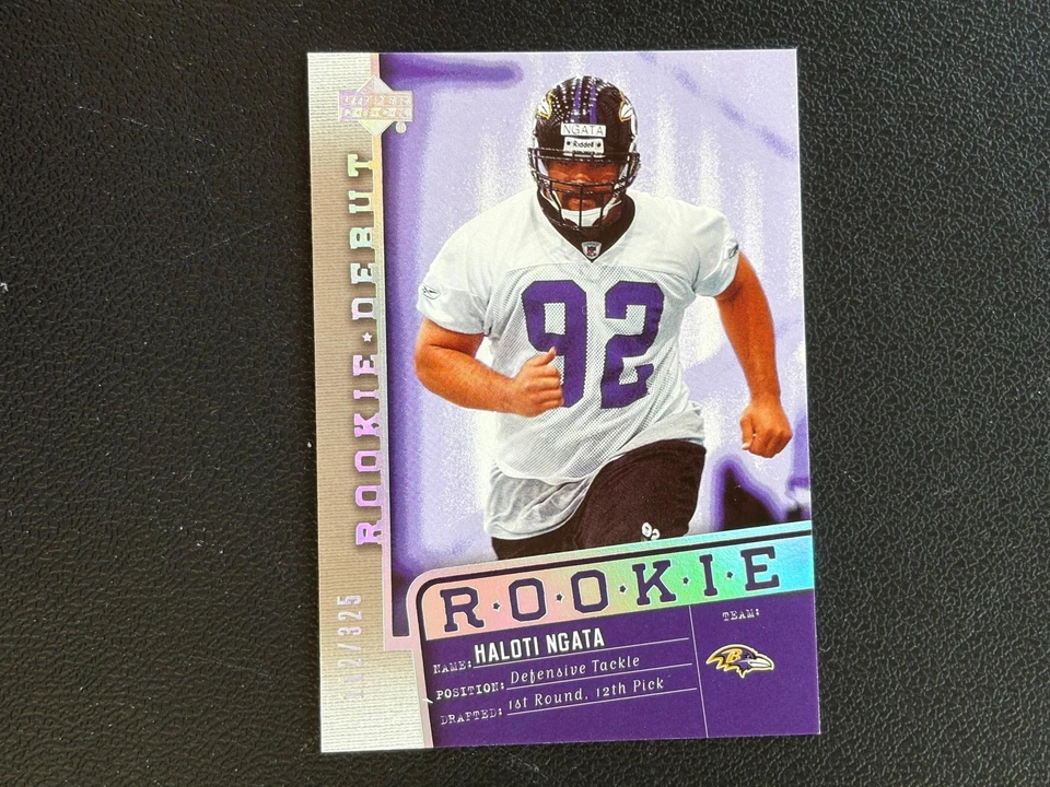 Haloti Ngata 2006 Upper Deck Rookie RC Baltimore Ravens 112/325 E14 - Image 1 of 1